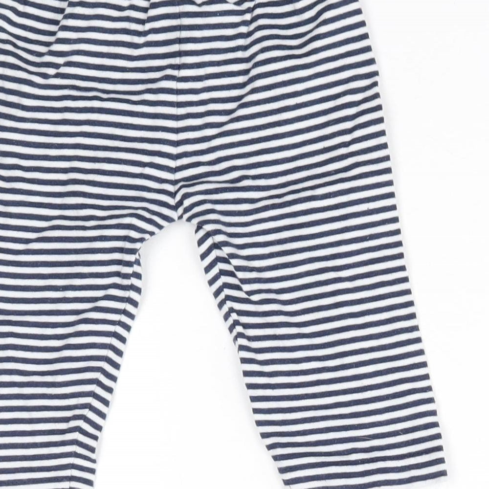 lily & sid Baby Blue Striped   Pyjama Pants Size 6-9 Months