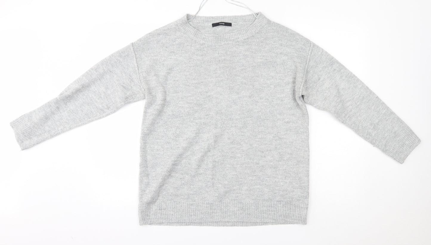 George Womens Grey   Pullover Jumper Size M
