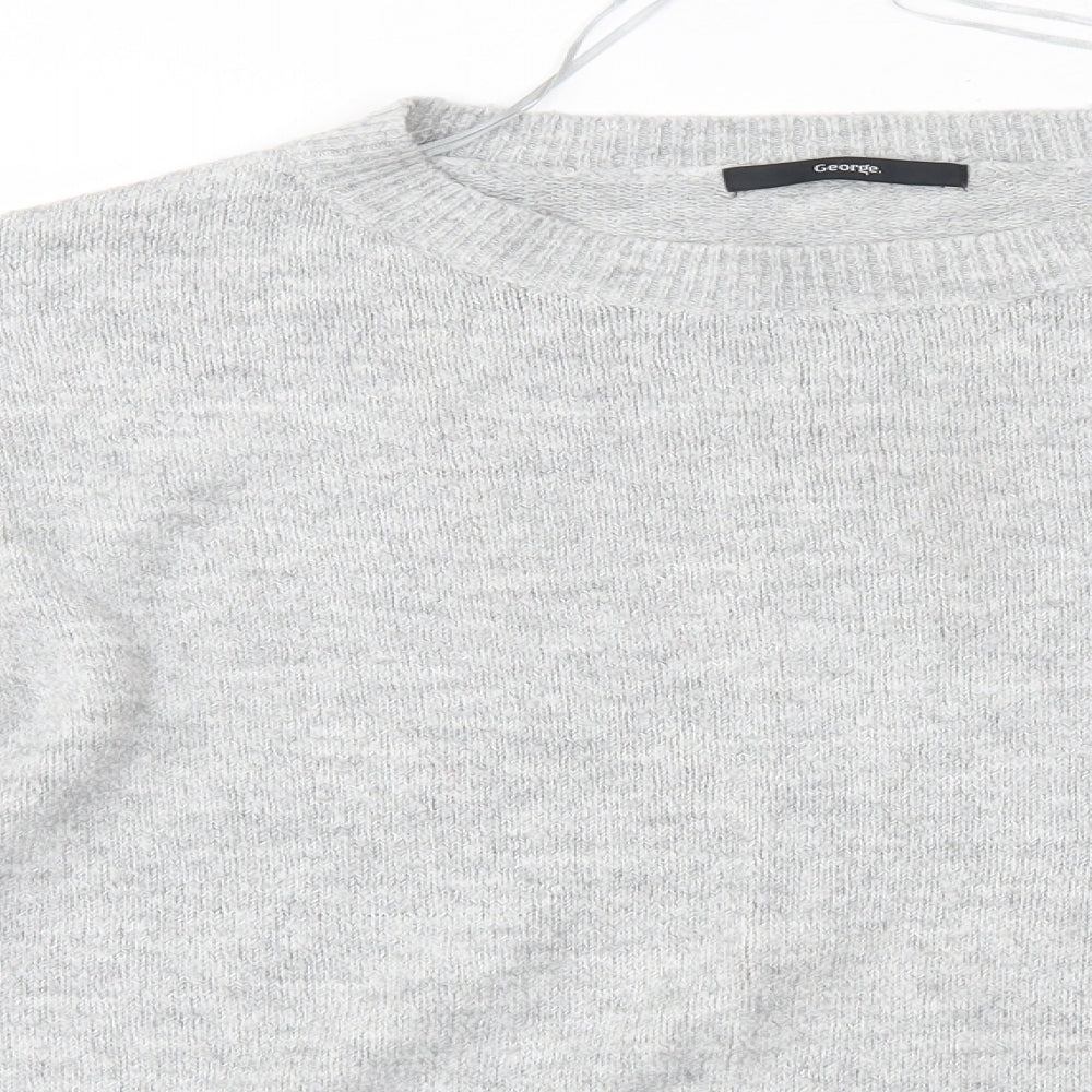 George Womens Grey   Pullover Jumper Size M
