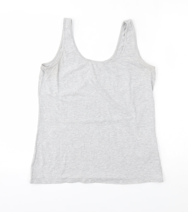 Primark Womens Grey Basic Tank Size L