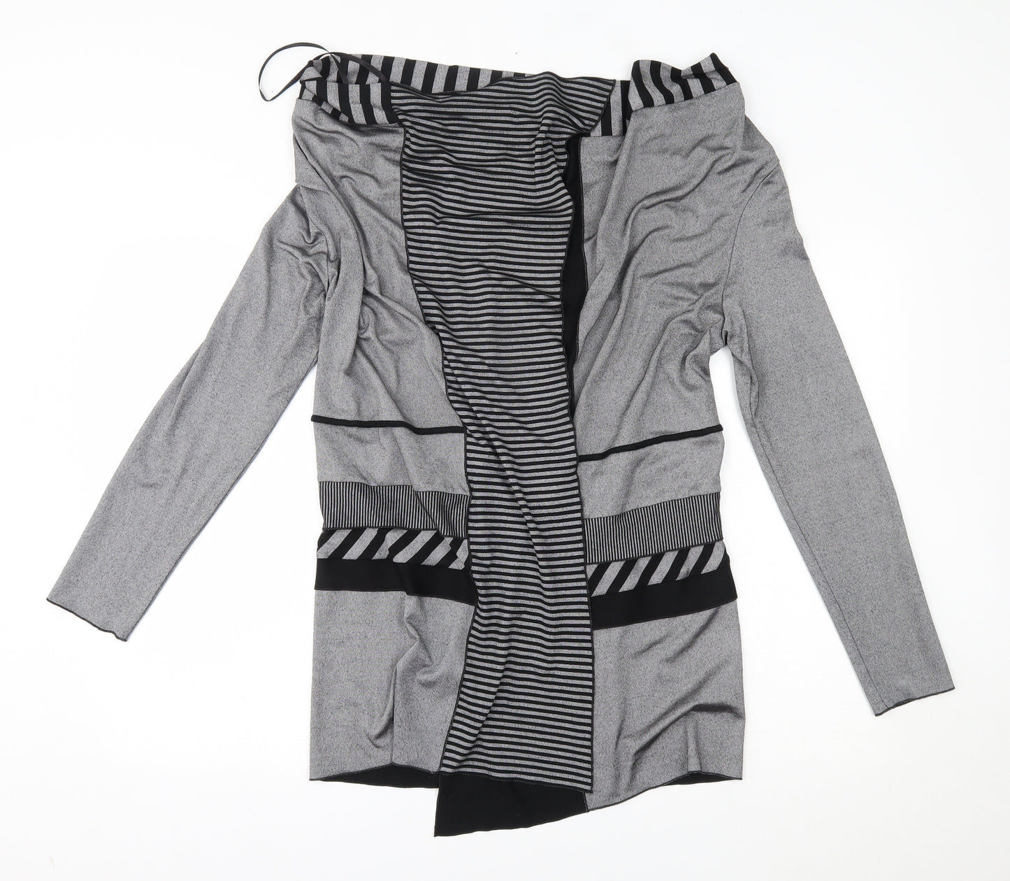 NUDE Womens Grey   Wrap Jumper Size 2
