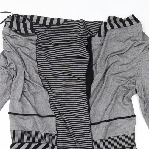 NUDE Womens Grey   Wrap Jumper Size 2