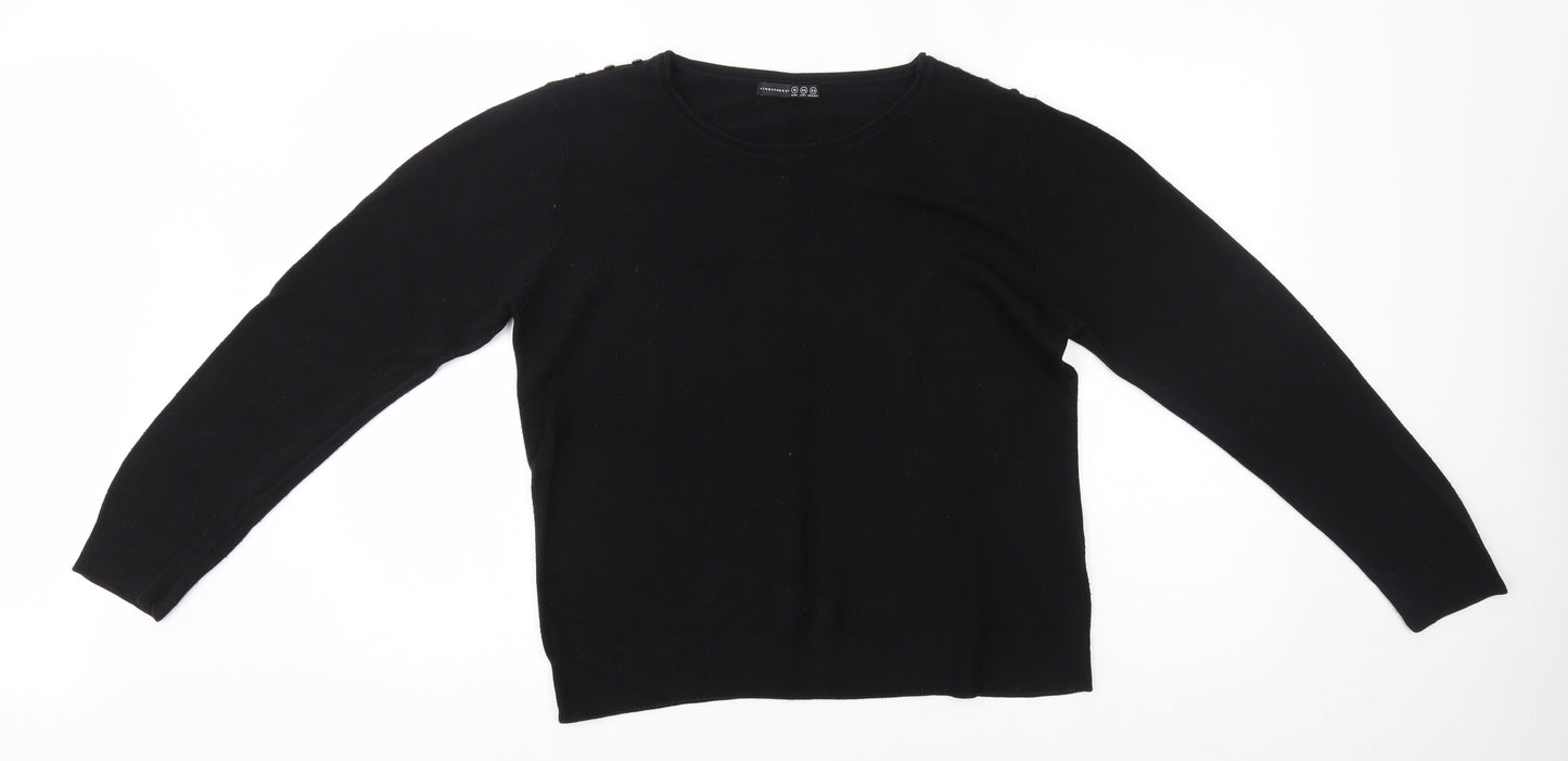Atmosphere Womens Black   Pullover Jumper Size 16