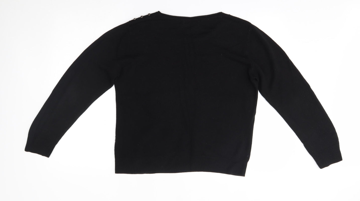 Atmosphere Womens Black   Pullover Jumper Size 16
