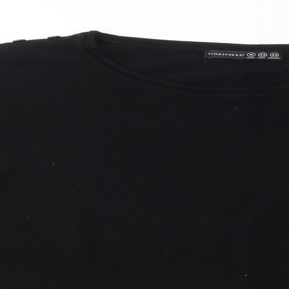 Atmosphere Womens Black   Pullover Jumper Size 16