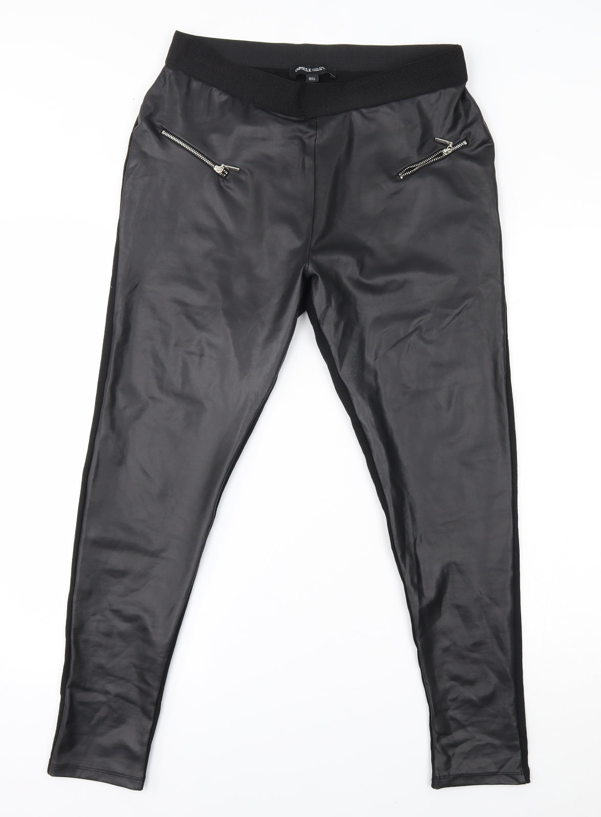 capsule Womens Black   Jogger Leggings Size 16 L26 in