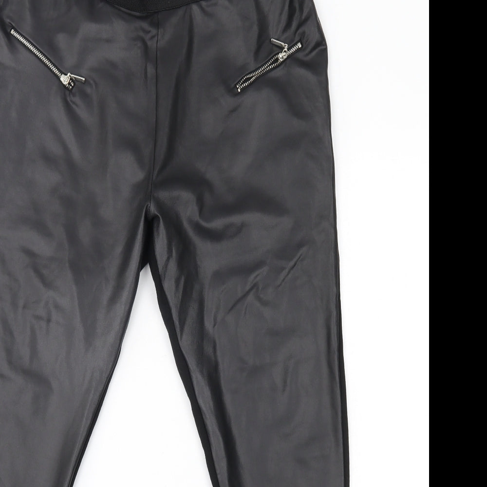 capsule Womens Black   Jogger Leggings Size 16 L26 in