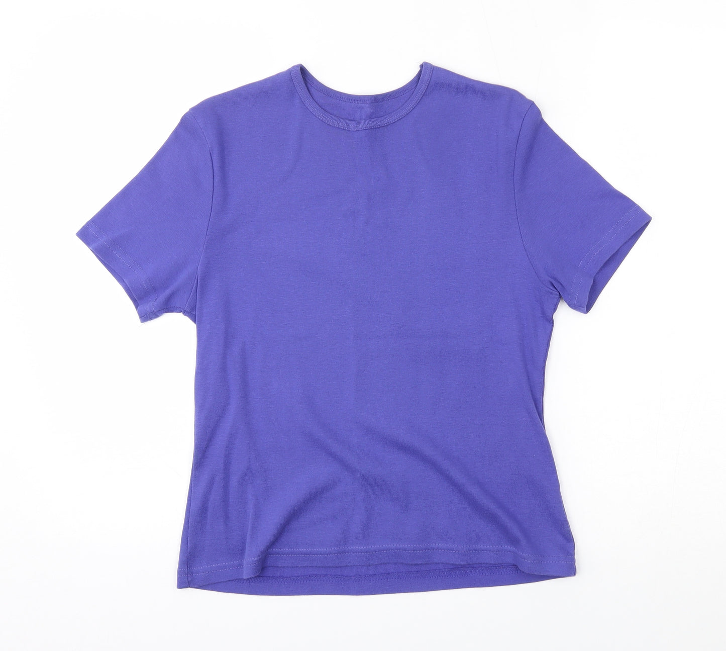 Preworn Womens Purple   Basic T-Shirt Size 12