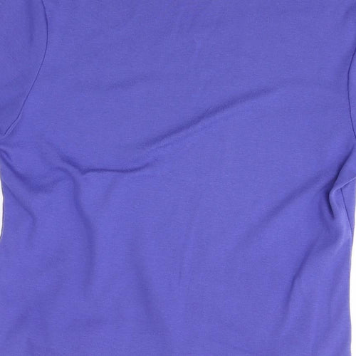 Preworn Womens Purple   Basic T-Shirt Size 12