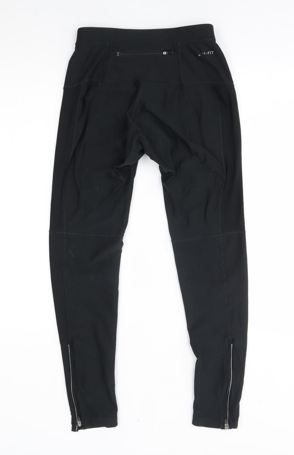 Nike Womens Black   Sweatpants Leggings Size S L27 in
