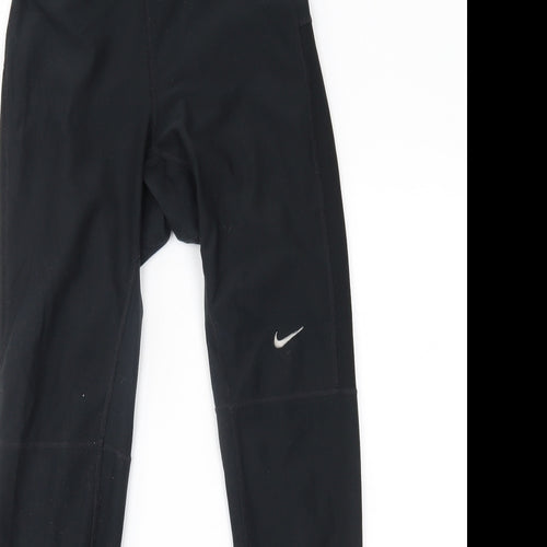 Nike Womens Black   Sweatpants Leggings Size S L27 in