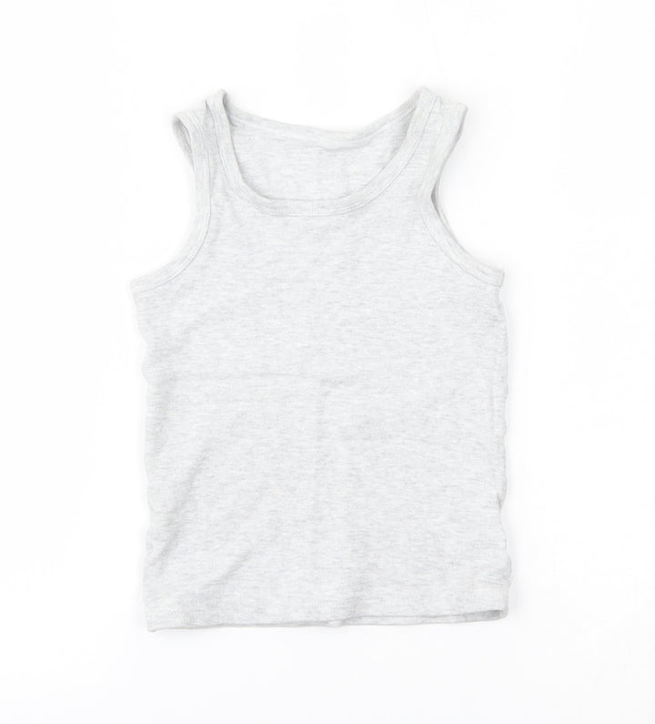 F&F Boys Grey   Basic Tank Size 5-6 Years