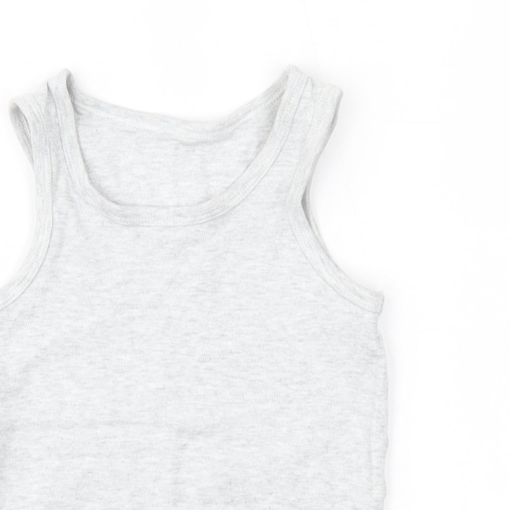 F&F Boys Grey   Basic Tank Size 5-6 Years