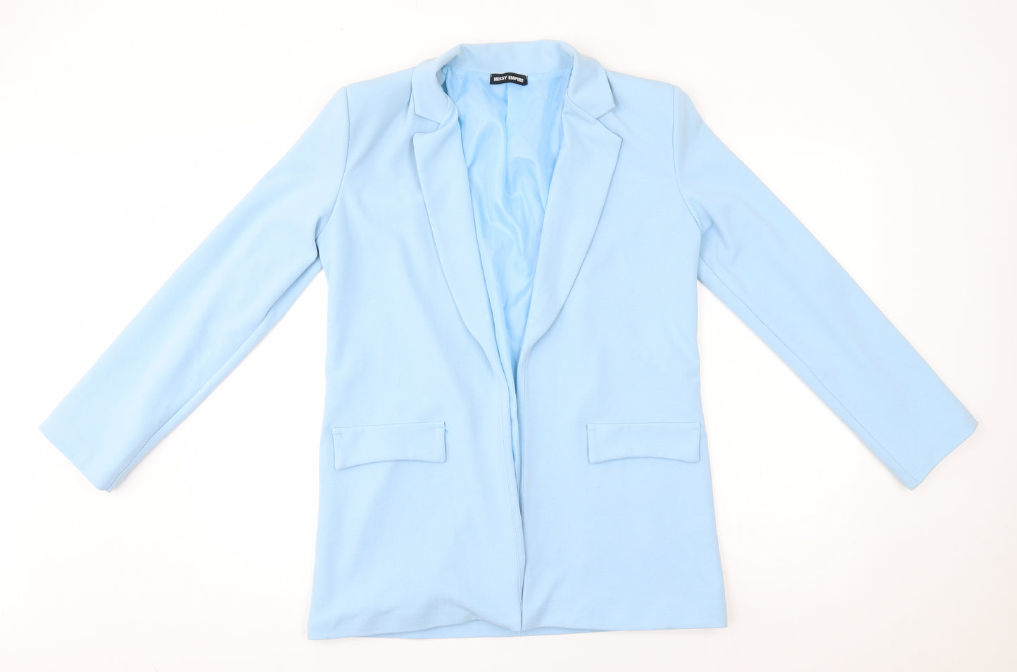 Missy Empire Womens Blue   Jacket Blazer Size S