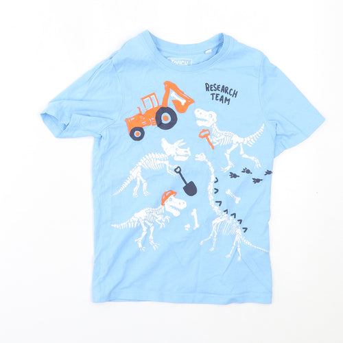 Palomino Boys Blue   Basic T-Shirt Size 8 Years  - dino