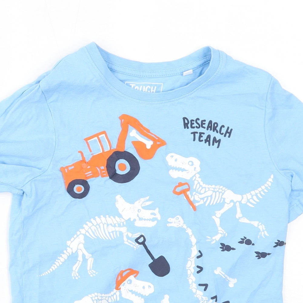 Palomino Boys Blue   Basic T-Shirt Size 8 Years  - dino