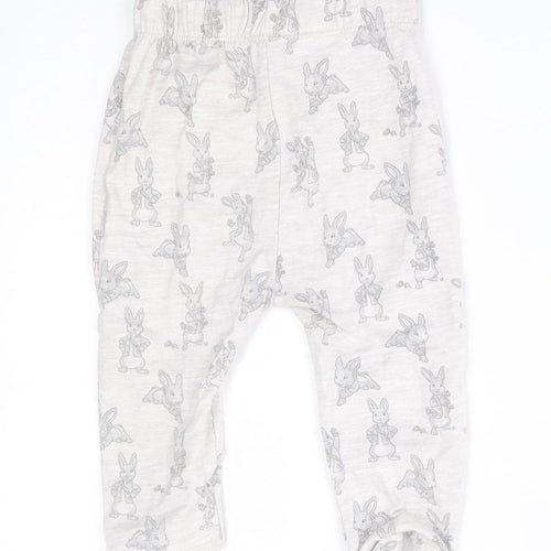 George Baby Grey   Jogger Trousers Size 12-18 Months