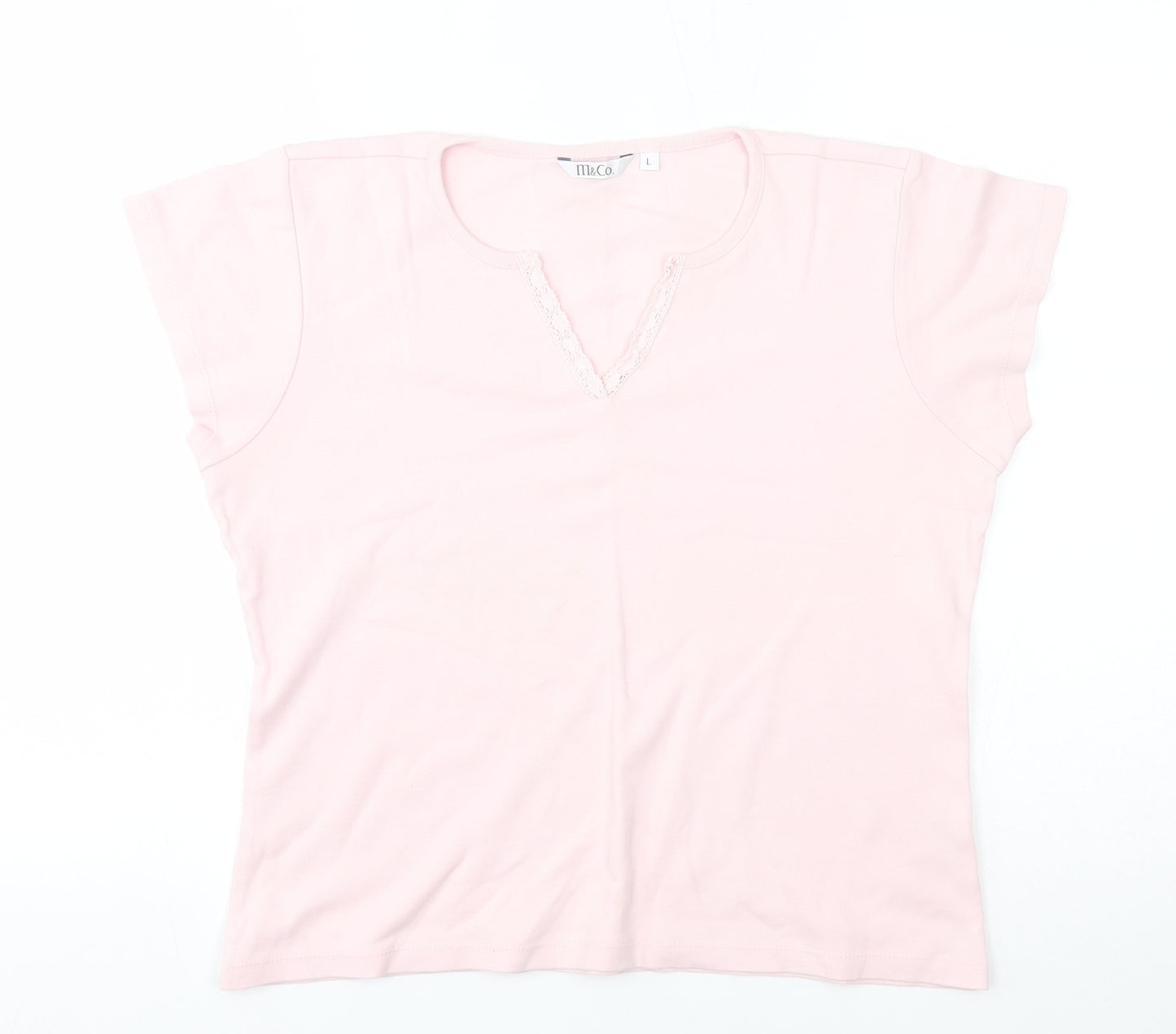 M&Co Womens Pink   Pullover Jumper Size L