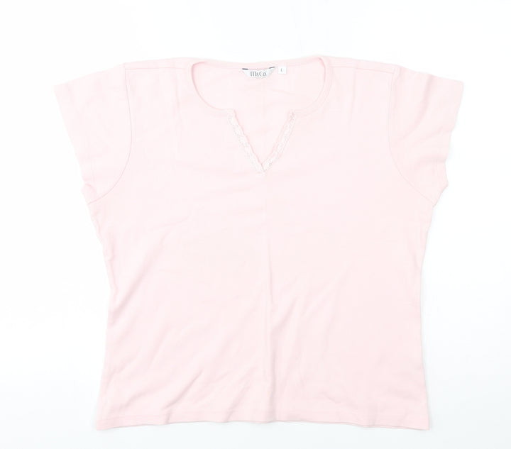 M&Co Womens Pink   Pullover Jumper Size L