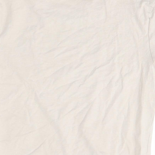 H&M Womens Beige   Basic T-Shirt Size M  - cropped