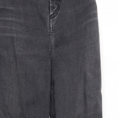 Topshop Womens Grey   Skinny Jeans Size 28 in L30 in