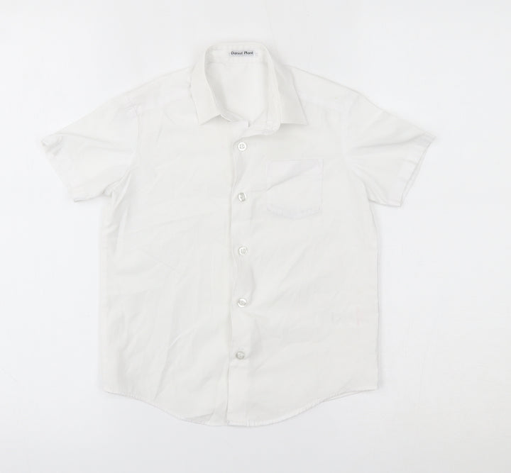 George Boys White   Basic Button-Up Size 4-5 Years