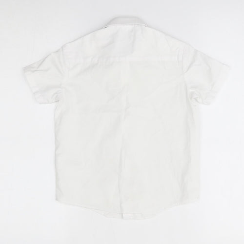 George Boys White   Basic Button-Up Size 4-5 Years