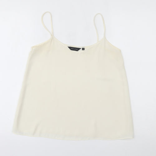 New Look Womens Ivory   Camisole Blouse Size 8