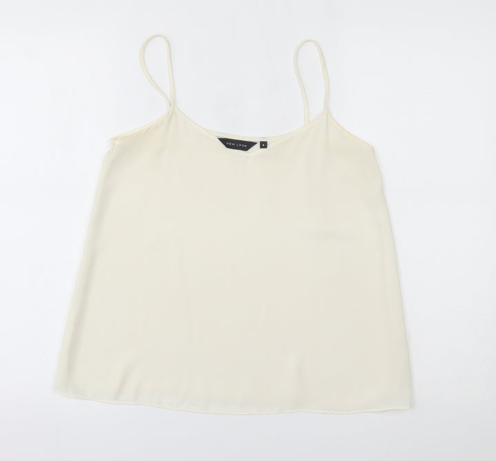 New Look Womens Ivory   Camisole Blouse Size 8