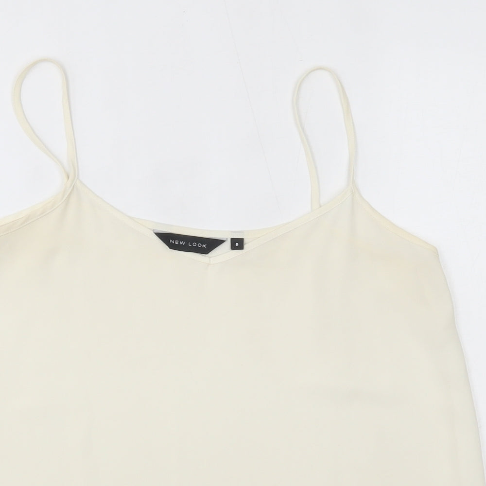 New Look Womens Ivory   Camisole Blouse Size 8