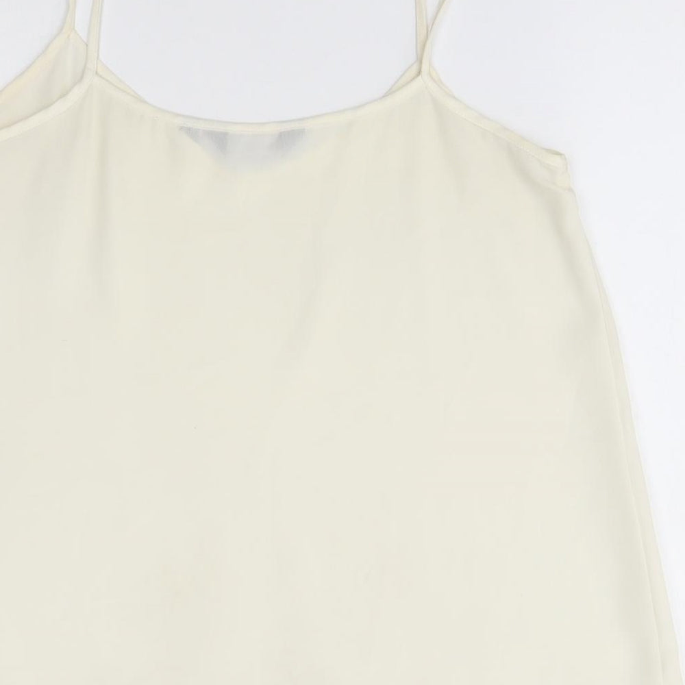 New Look Womens Ivory   Camisole Blouse Size 8