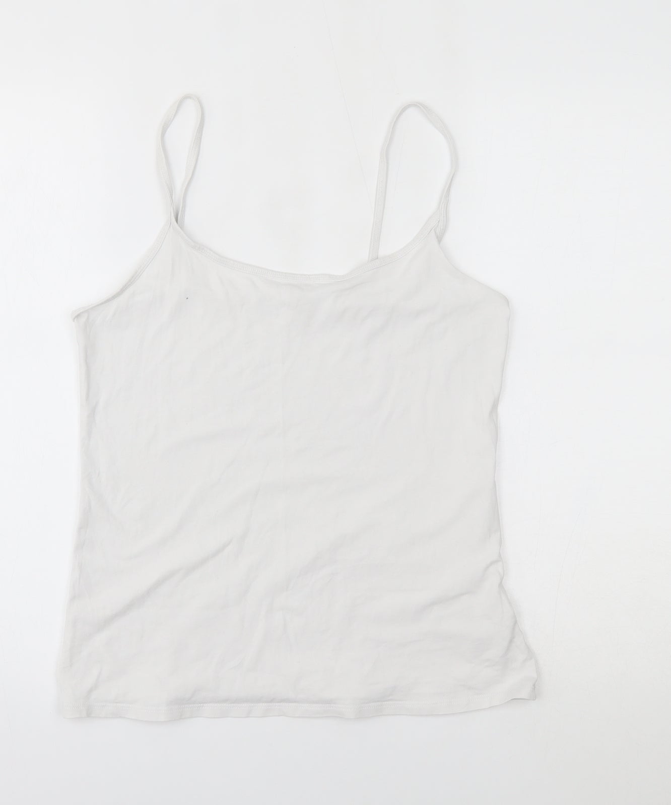 NEXT Womens White   Basic Tank Size 14