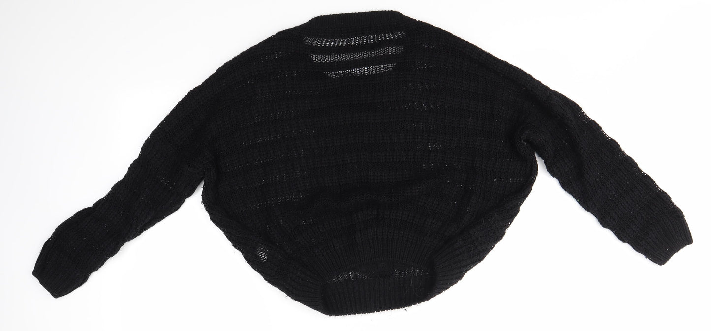 Miruma Womens Black   Pullover Jumper Size M