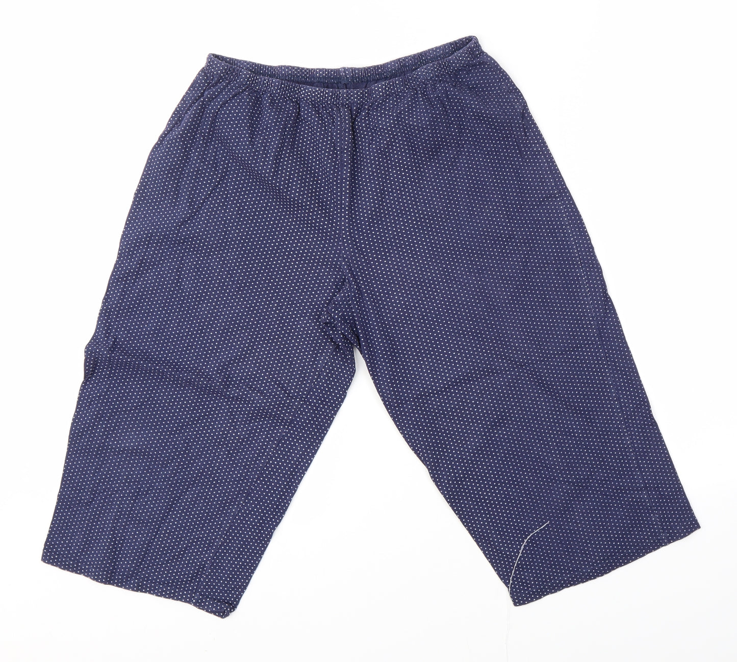 F&F Womens Blue Polka Dot   Pyjama Pants Size 8