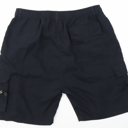 D Project Mens Blue   Cargo Shorts Size 2XL