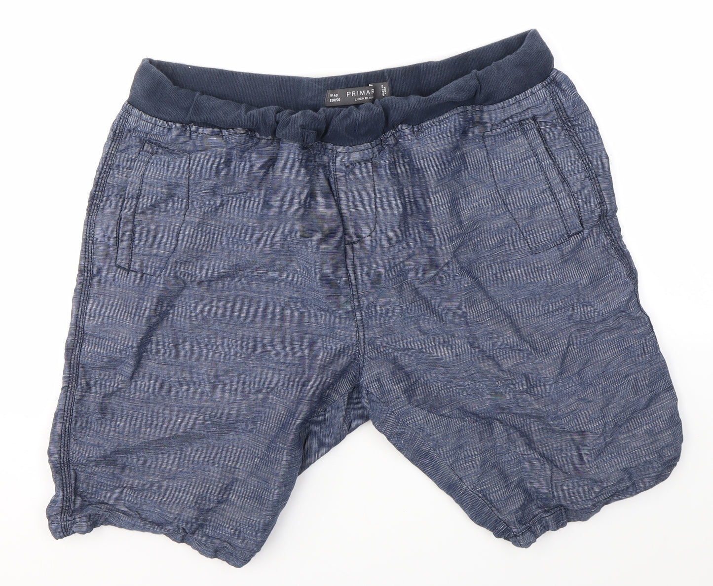 Primark Mens Blue   Sweat Shorts Size 40 in