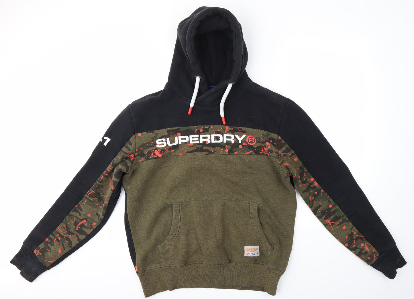 Superdry Mens Multicoloured   Pullover Hoodie Size L