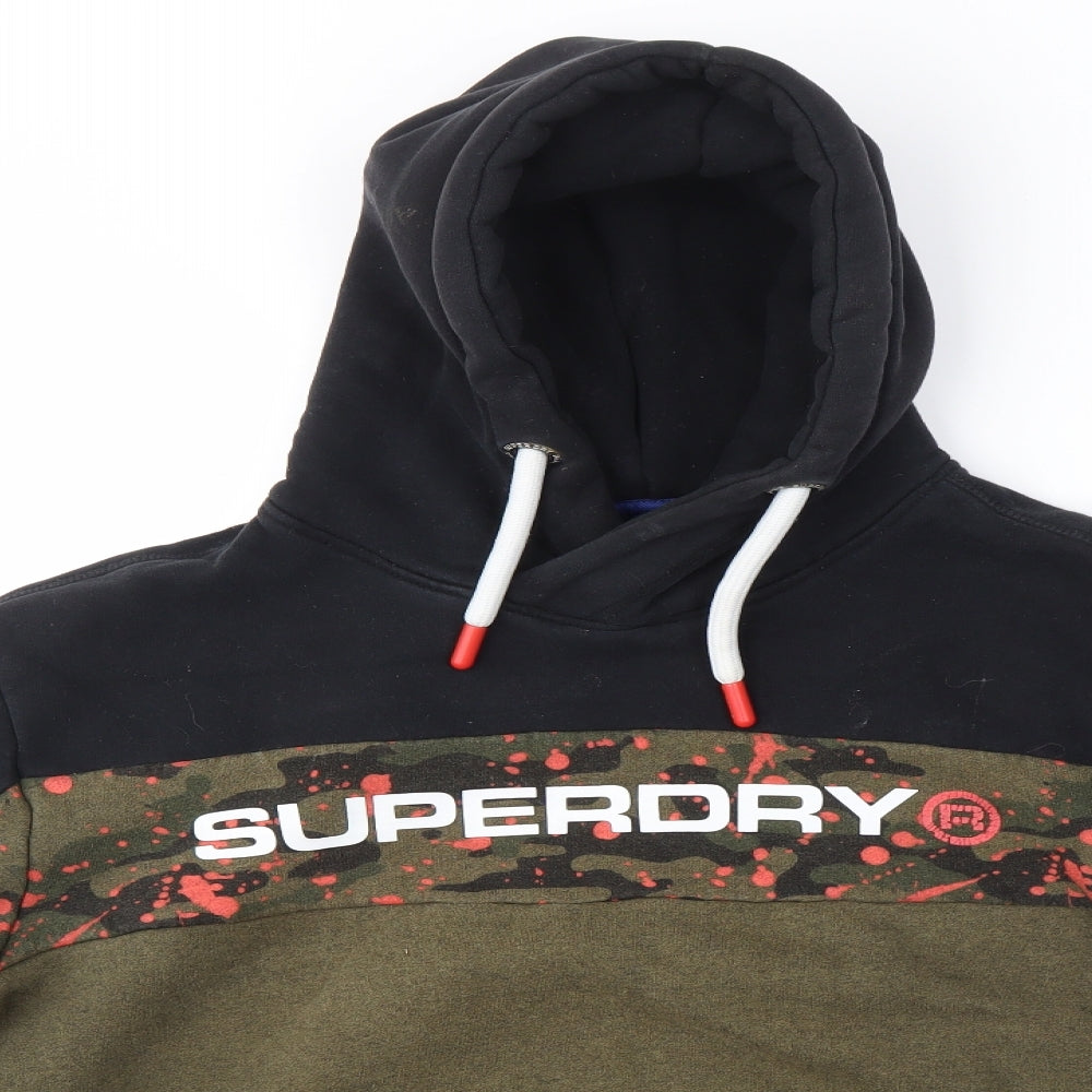 Superdry Mens Multicoloured   Pullover Hoodie Size L