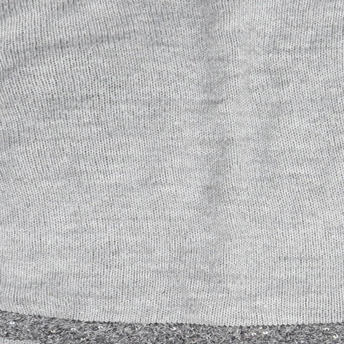 George Girls Grey   Pullover Jumper Size 7-8 Years