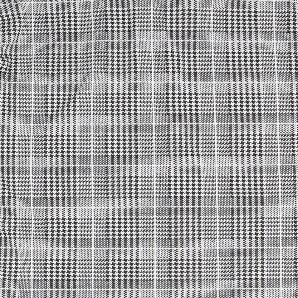 Boohoo Mens Multicoloured Check  Full Zip Jumper Size M