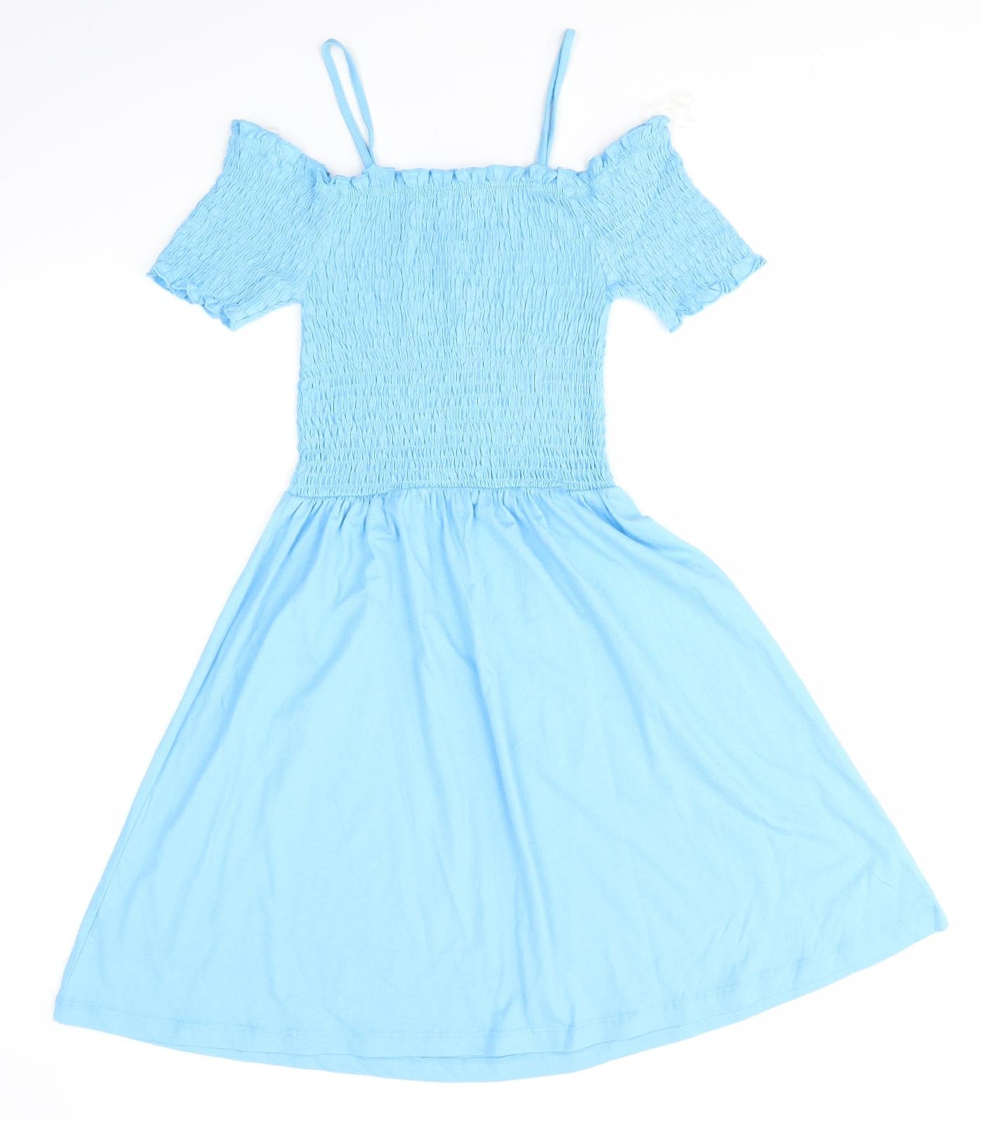 M&Co Girls Blue   A-Line  Size 13 Years