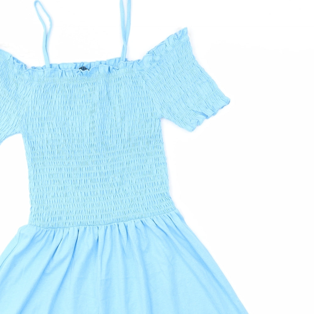 M&Co Girls Blue   A-Line  Size 13 Years