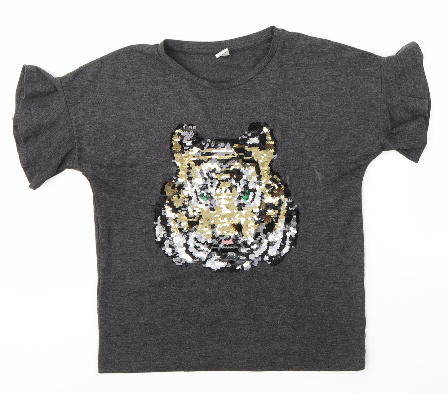 TU Girls Grey   Basic T-Shirt Size 10 Years
