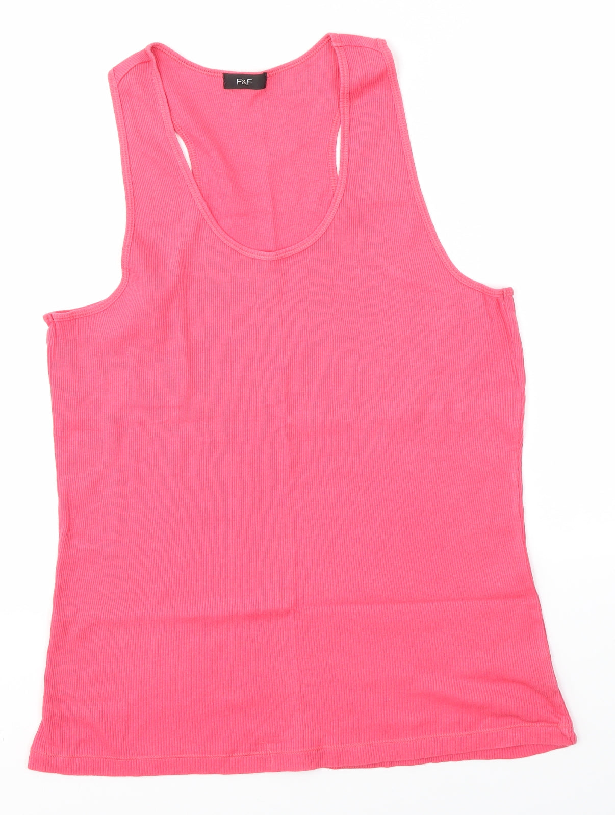 F&F Womens Pink   Basic Tank Size 18