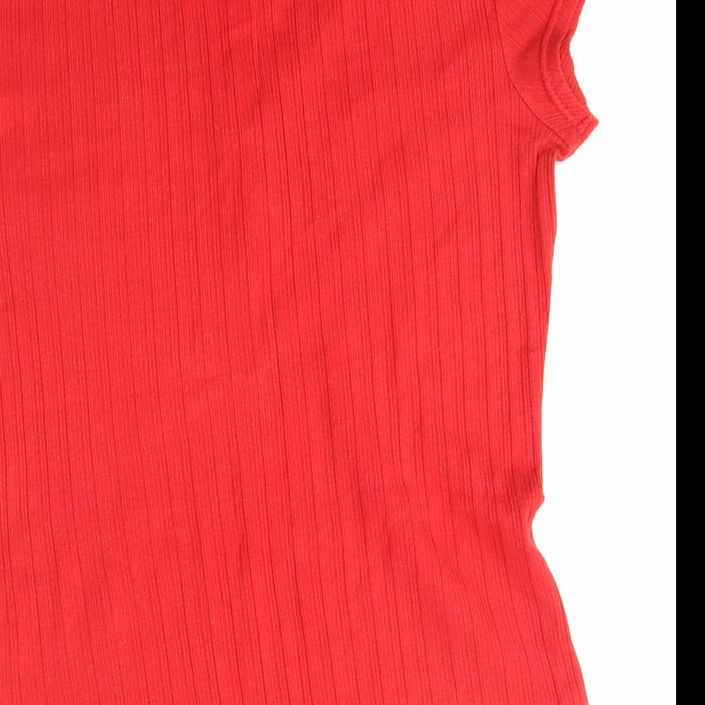 George Womens Red   Basic T-Shirt Size 16