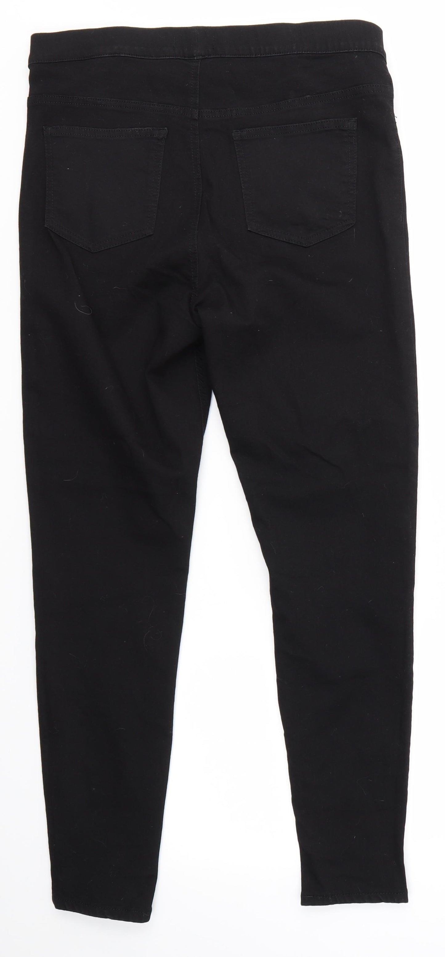 M&S Womens Black   Skinny Jeans Size 14 L28 in