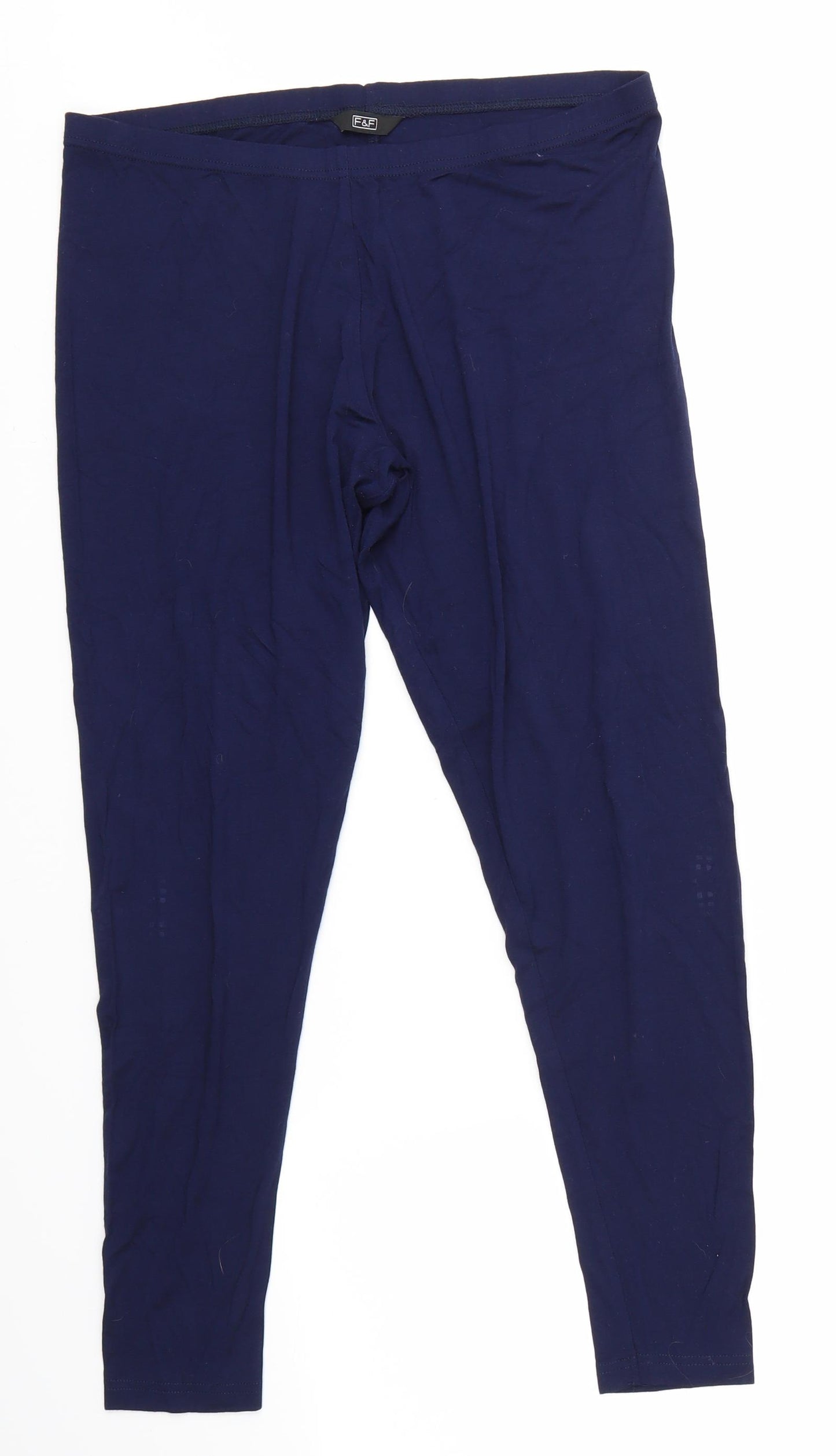 F&F Womens Blue   Jegging Leggings Size 16 L26 in