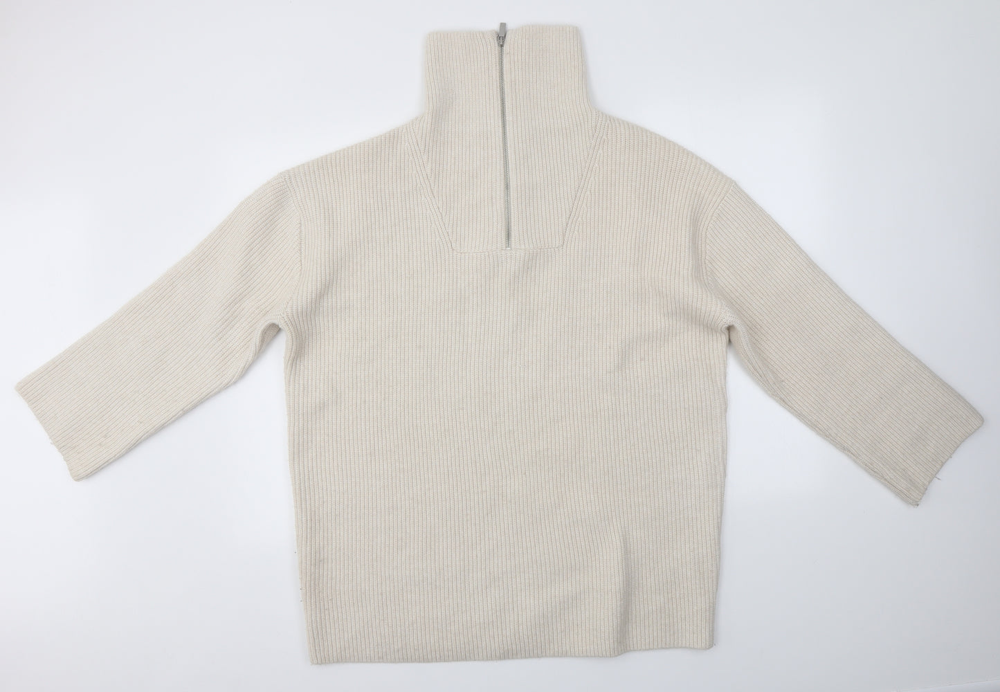 H&M Mens Beige   Pullover Jumper Size M