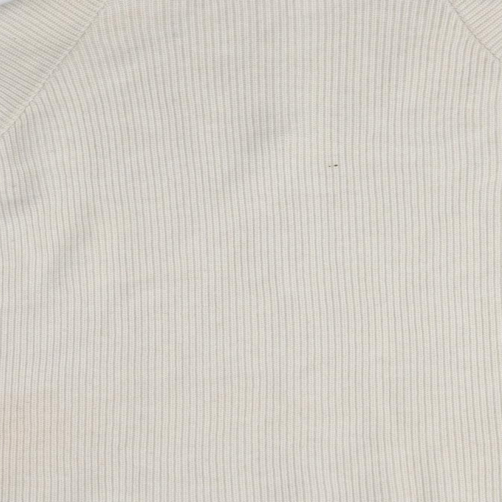 H&M Mens Beige   Pullover Jumper Size M