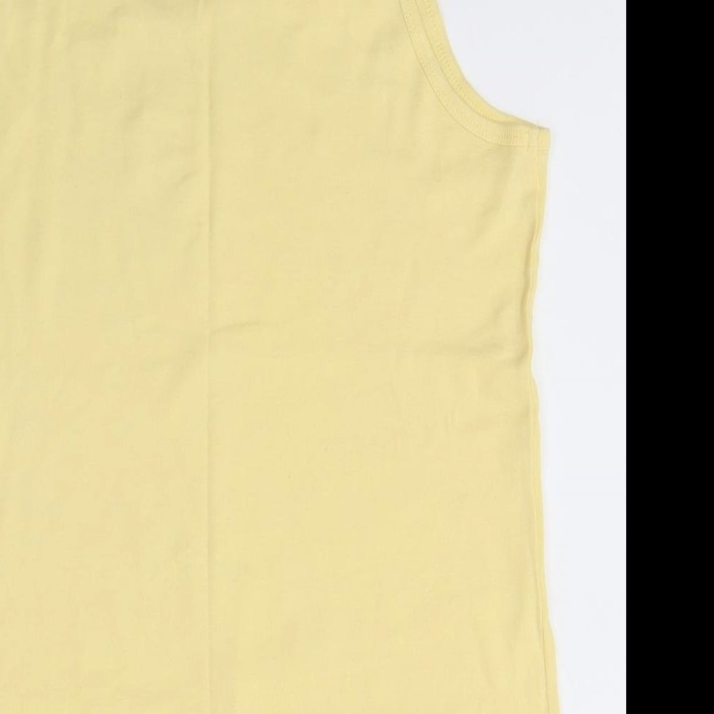 F&F Womens Yellow   Basic Tank Size 18